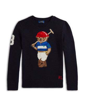 Boys' Polo Bear Crewneck Sweater - Big Kid | Bloomingdale's (US)