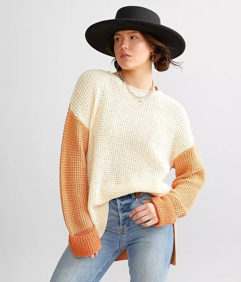 Open Weave Sweater | Buckle