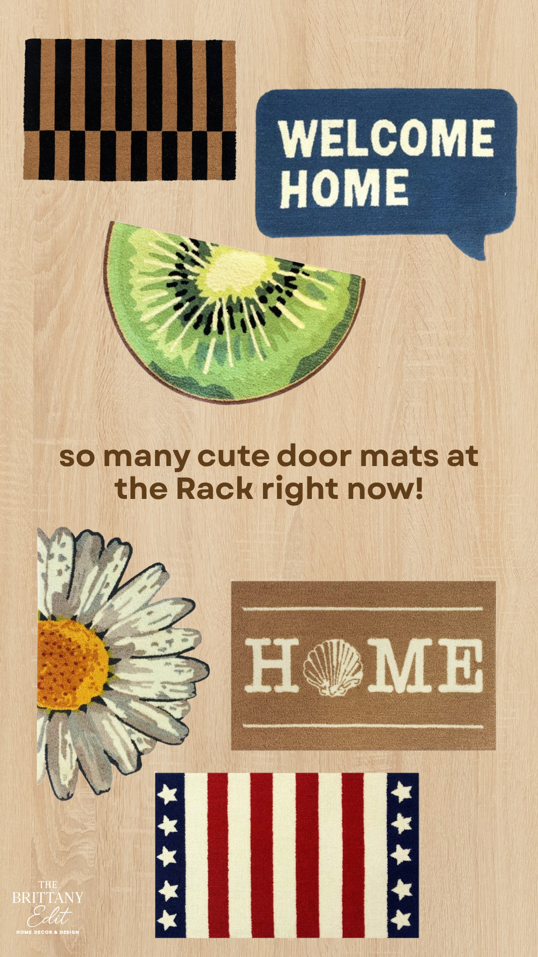 Summer starts at the doorstep ☀️🪴 Found the cutest seasonal doormats at Nordstrom Rack—so fun and fresh! 

 #LTKSummerEdit #LTKHome #LTKFindsUnder100