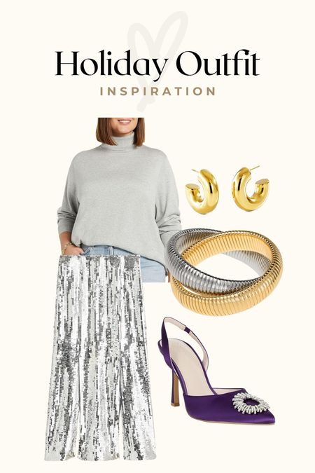 New Year’s Eve outfit inspo! Sparkle and mixing metals ✨

#LTKstyletip #LTKHoliday #LTKparties