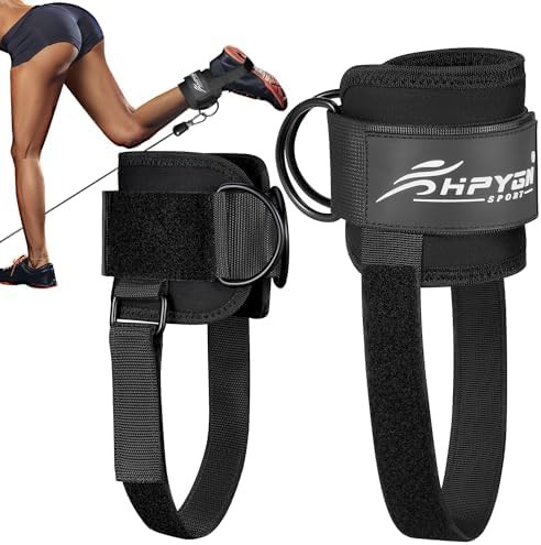 Ankle Strap for Cable Machine, Padded Ankle Straps for Cable Machine Kickbacks, Glute Workouts, L... | Amazon (US)