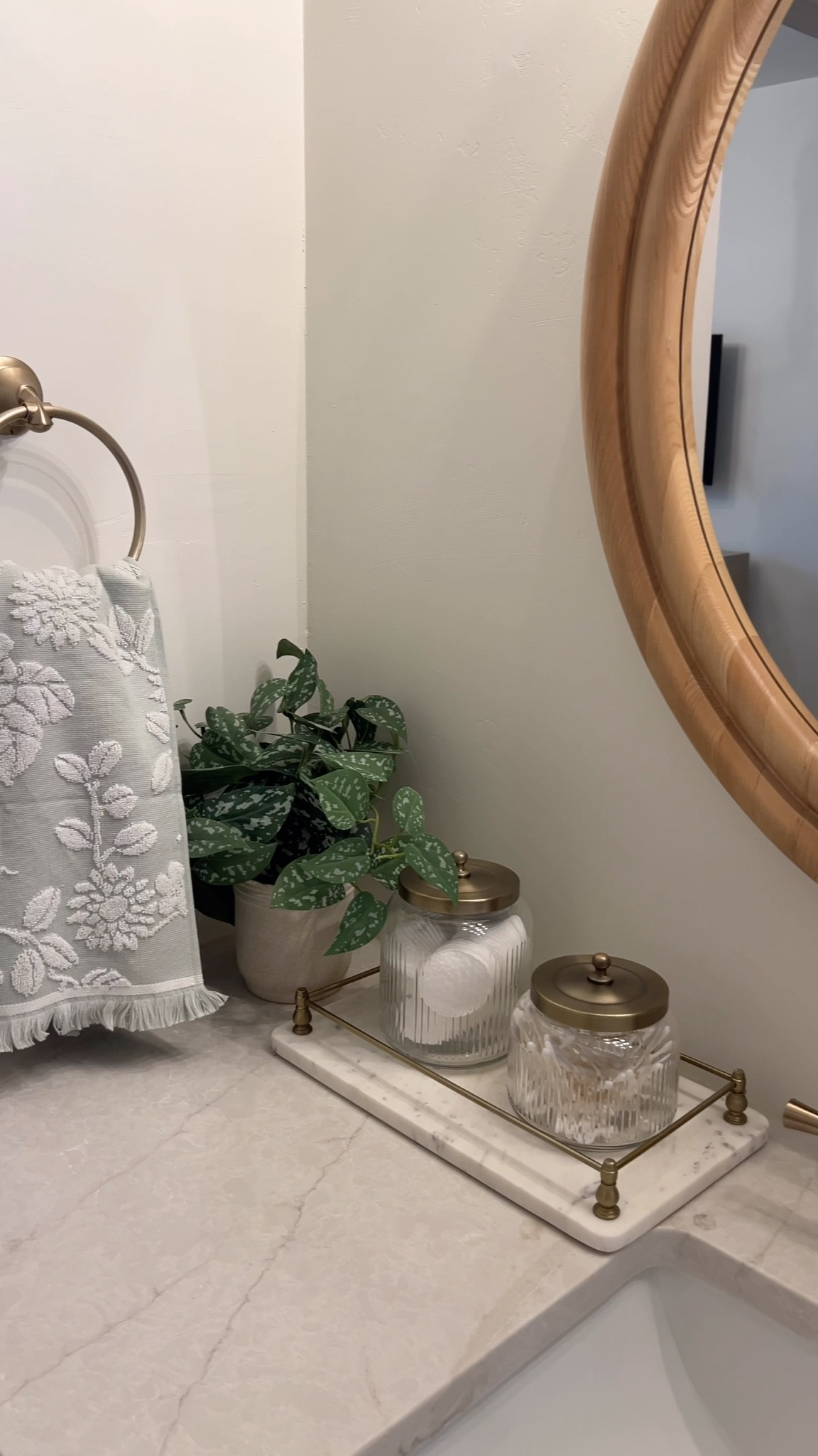 This marble gallery rail tray in stock + on sale! 

#LTKStyleTip #LTKHome #LTKFindsUnder50