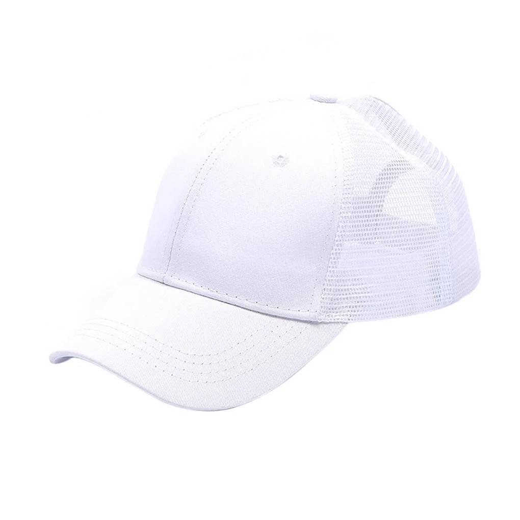 Ponytail Baseball Cap Women Girls Hat Mesh Trucker Caps Fashion Summer Hat Female Hip Hop Hats Ad... | Walmart (US)