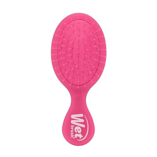 Wet Brush Mini Detangler Hair Brush, Pink Frost, Detangling Travel Hairbrush, Ultra-Soft IntelliFlex Bristles Glide Through Tangles with Ease, Pain-Free, All Hair Types | Amazon (US)