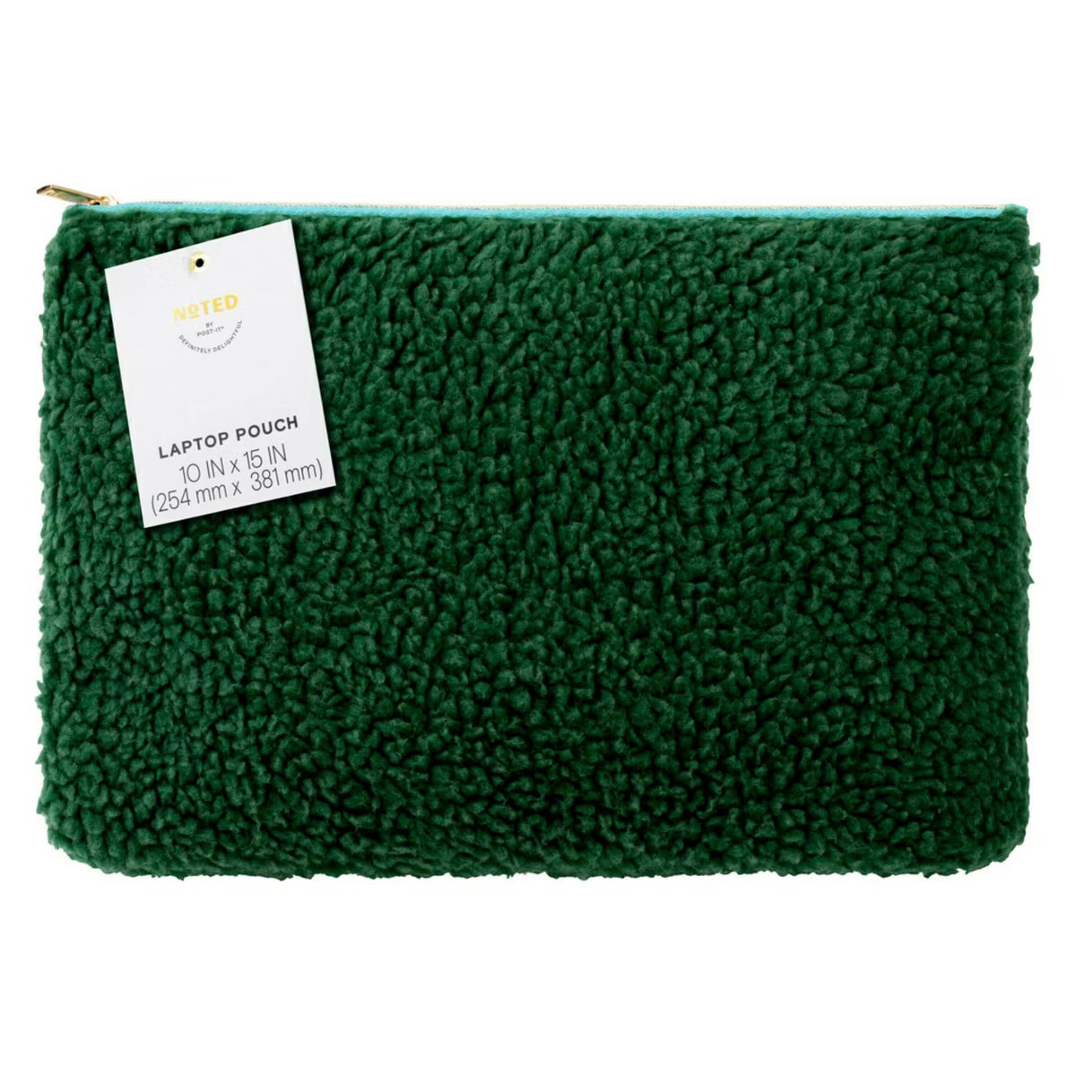 Noted by Post-it Laptop Pouch, Dark Green | Target