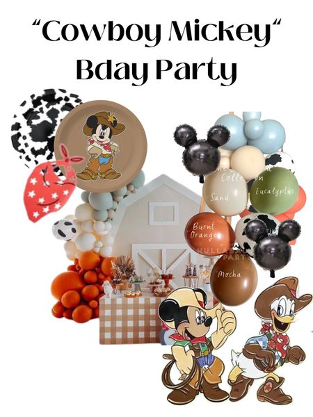 Cowboy Mickey bday party 🤠 

#LTKparties #LTKfamily #LTKkids