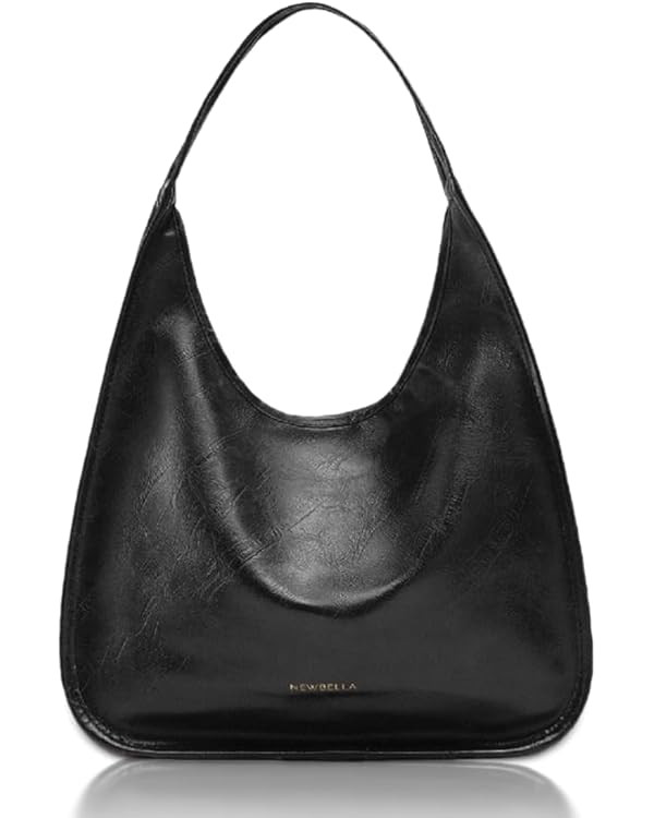 Hobo Purse, PU Leather Shoulder Bag, Tote Handbag for Work and Travel | Amazon (US)
