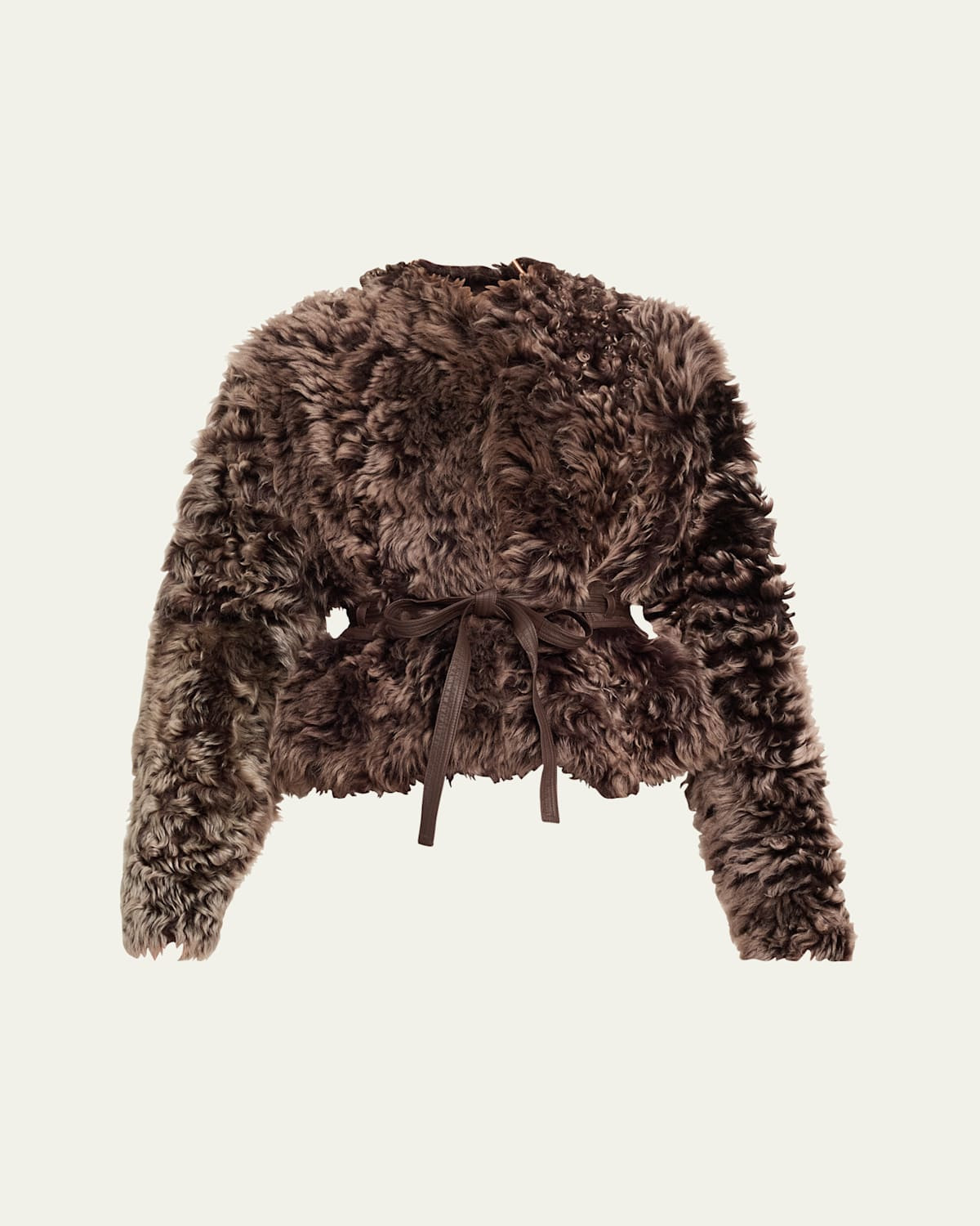 Yulia Reversible Shearling Belted Jacket | Bergdorf Goodman
