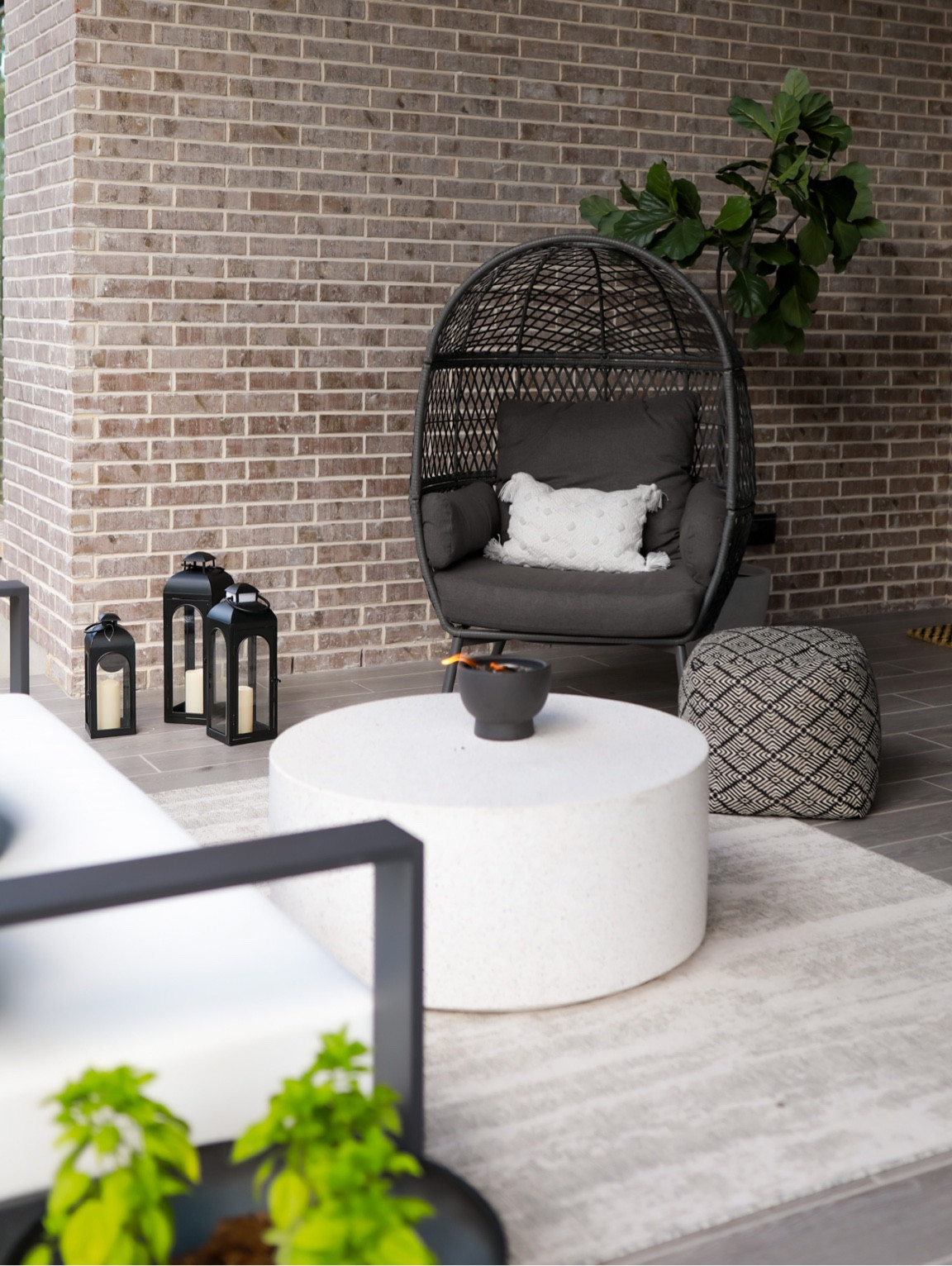 I absolutely love how my patio refreh turned out, it is so cozy  and perfect for my whole family, the chair has become me and Elliott’s little reading nook in the evenings. Everything is from @walmart #walmartpartner #welcometoyourwalmart #walmarthome 

#LTKSeasonal #LTKhome