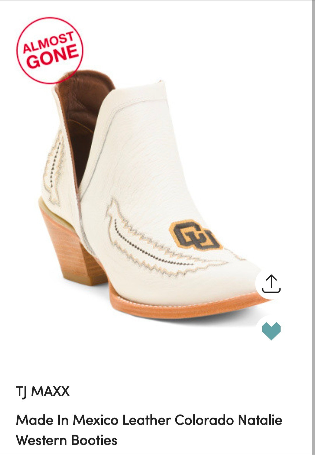 College Day Ready for all my Colorado Buff Fans!!! Western style booties

#LTKootd #LTKgrwm #LTKdayinmylife