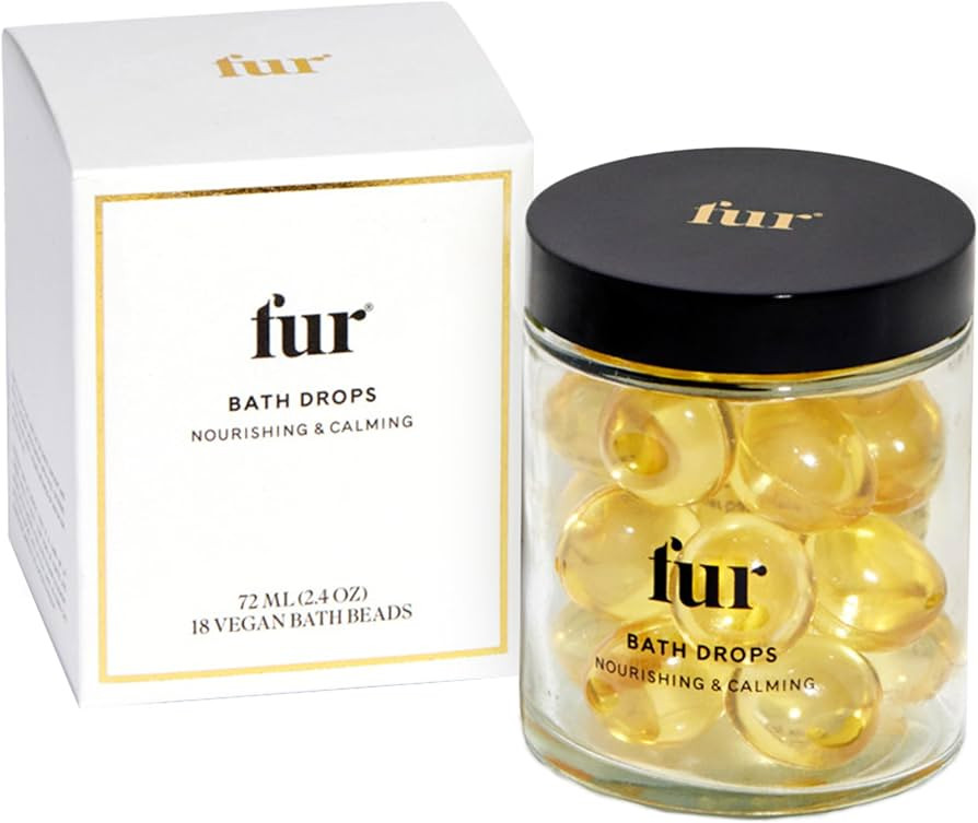 Fur Bath Drops- Fur Oil to Moisturize and Soothe Your Skin in a Natural Dissolvable Seaweed Capsu... | Amazon (US)