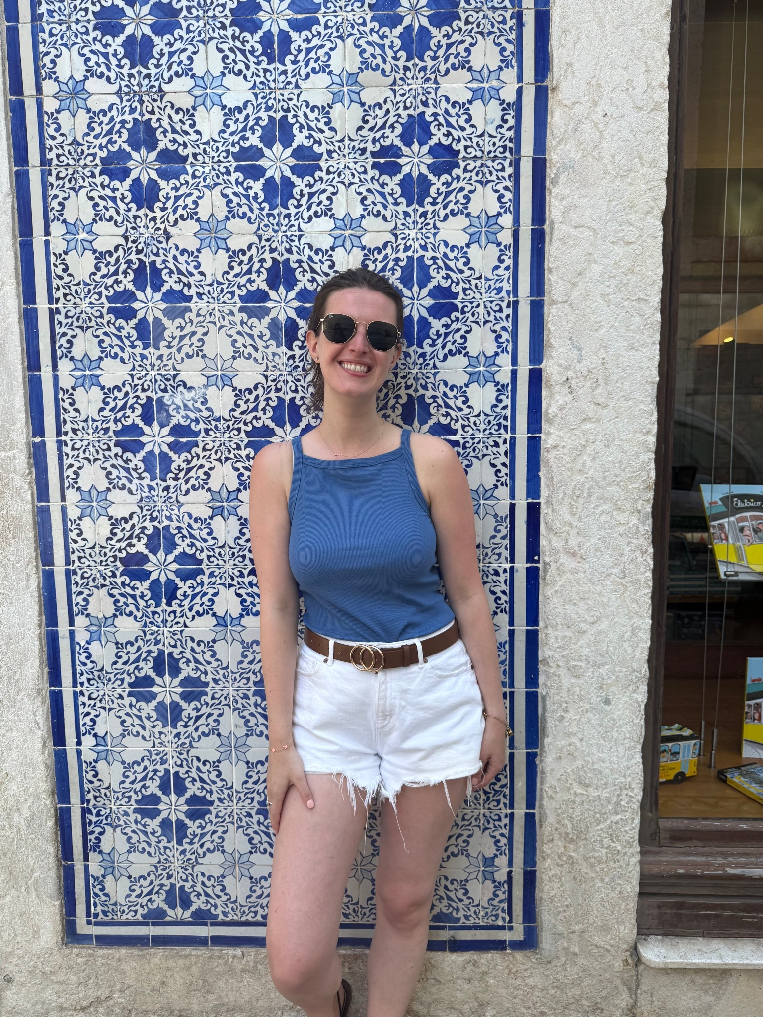 Hola from Lisboa! This is right outside the world’s oldest bookstore - Livraria Bertrand! I was so tempted to buy Harry Potter in Portuguese bc the cover was gorgeous BUT I felt it wasn’t fair to the book and readers that could actually read the language 😅 guess I need to start learning Portuguese! 

It’s been hot here and I love how late the sun stays out - up until 9:30pm!!

#OOTD #TravelOutfit #StyleOver30 #Gap #Loft #AmazonFashion

#LTKTravel #LTKStyleTip #LTKSummerEdit