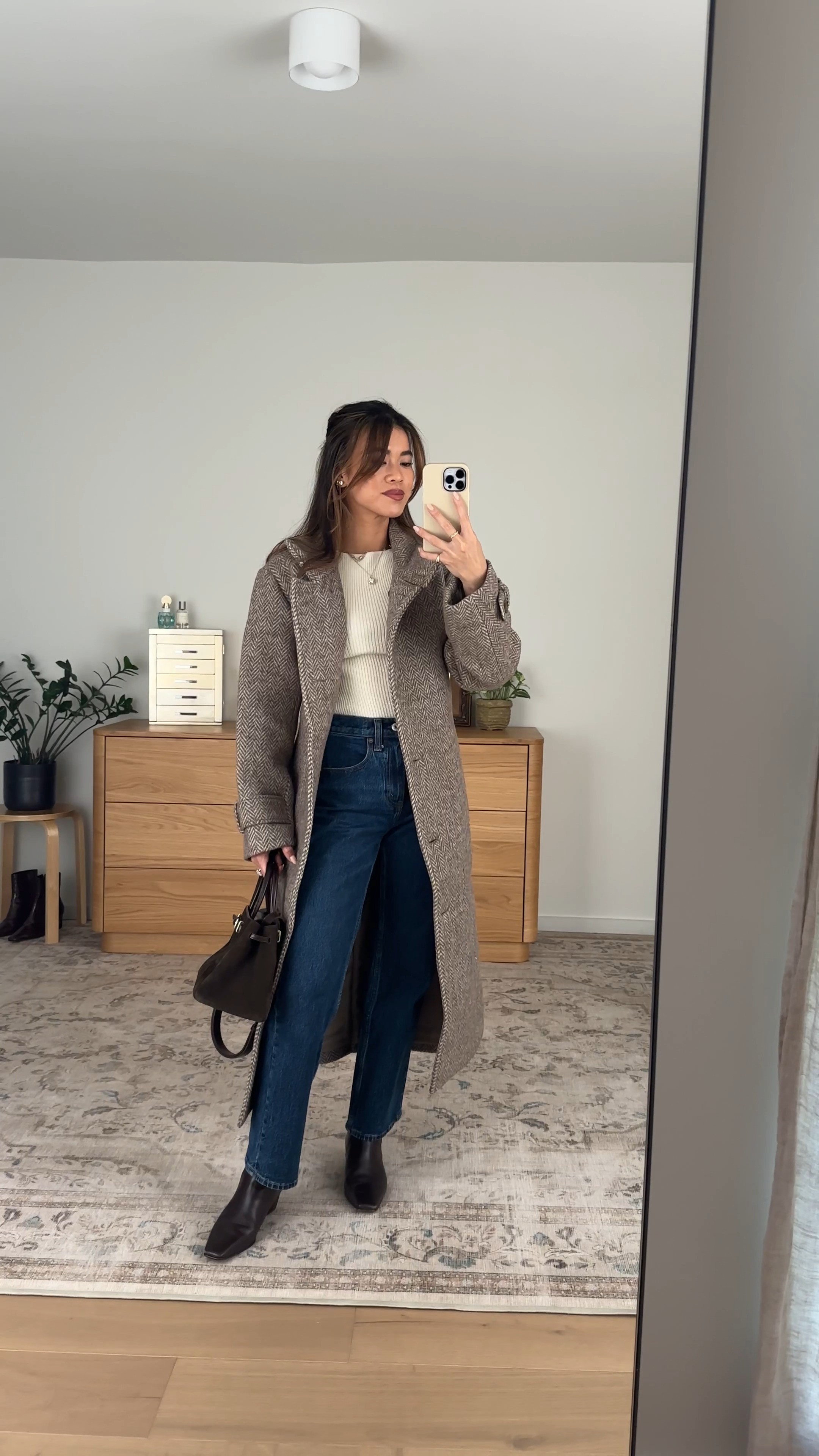 The most perfect trench coat from @abercrombie! This print is so stunning- get it before it sells out.

Sizing info:
• Abercrombie 3/4 Sleeve Slash Neck Sweater (Size XS in Warm Beige)
• Abercrombie High Rise 90s Relaxed Jeans (Size 23 Extra short in Dark Wash)
• Abercrombie Wool-Blend Funnel-Neck Long Coat (Size XS in Brown Herringbone Size) (SIZE DOWN!)

Fall Abercrombie new arrivals, Abercrombie sweaters, Abercrombie petite pants, Abercrombie petite denim, Abercrombie fall jackets, Abercrombie petite coats, Petite style, petite fashion, mom outfit, mom style, petite pants, petite outfit ideas, petite outfits, best pants for petite, petite denim, vacation outfits, fall outfits, fall style, fall trends, fall looks fall outfit ideas, Abercrombie try on, fall boots, fall denim, fall lookbook, fall outfits

#LTKootd #LTKSeasonal #LTKTravel