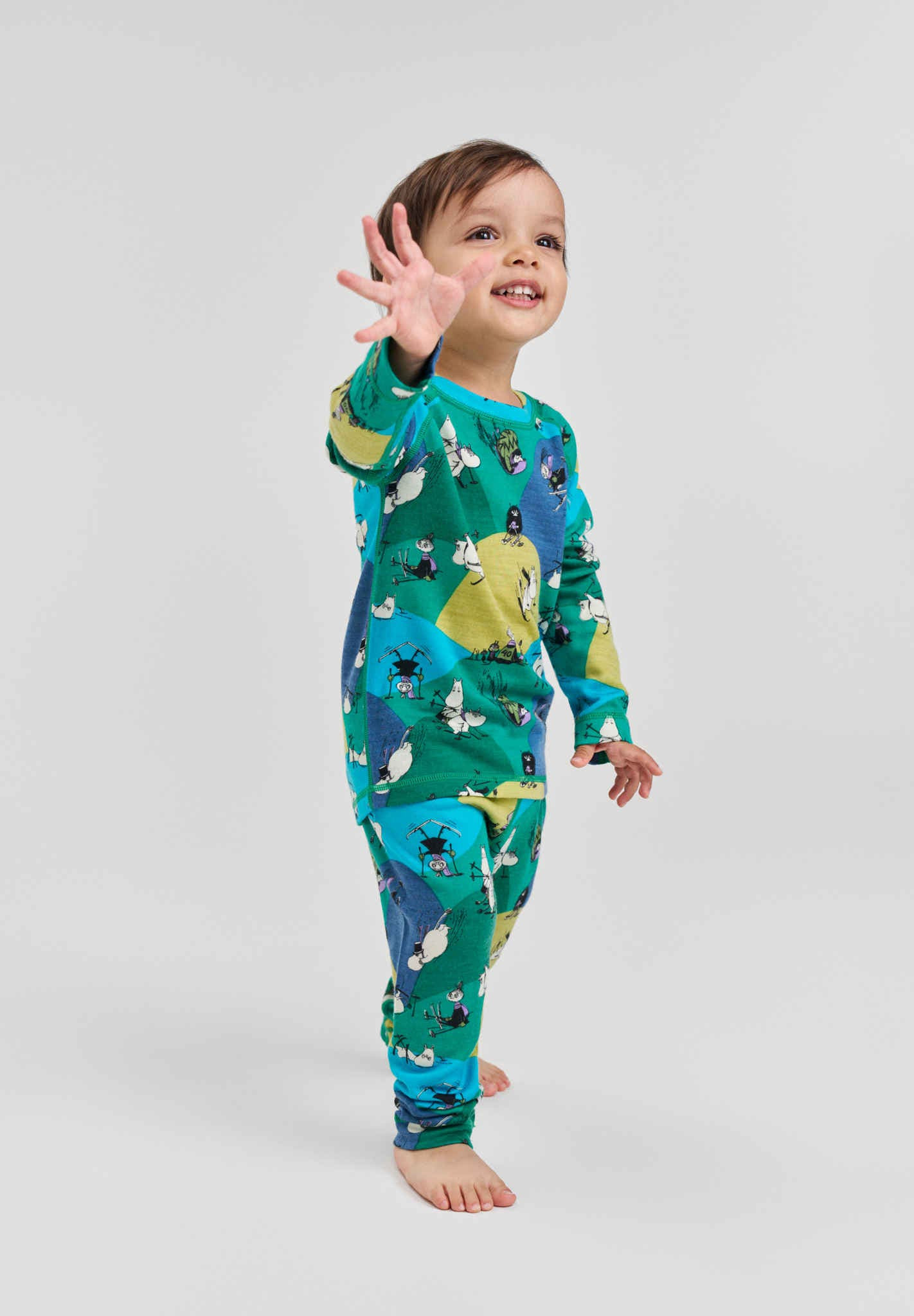 Reima Moomin Trivsam - Toddler Merino Wool & Lyocell Base Layer Set | Reima Oy