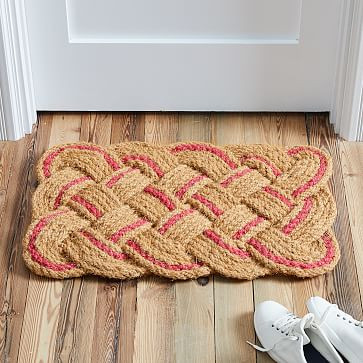 Pop Woven Doormat - Petunia | West Elm (US)
