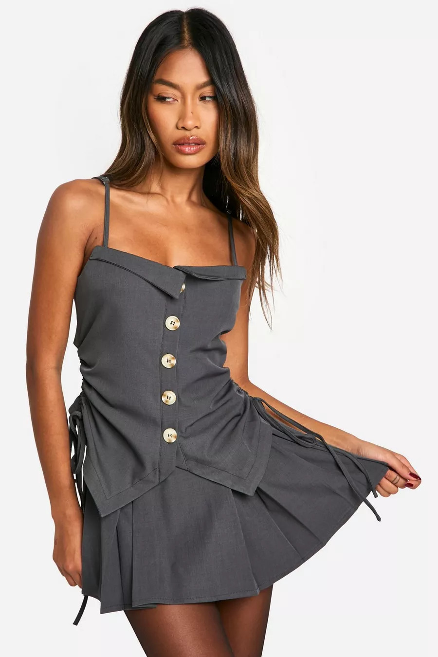 Mini-jupe plissée | Boohoo.com (FR)