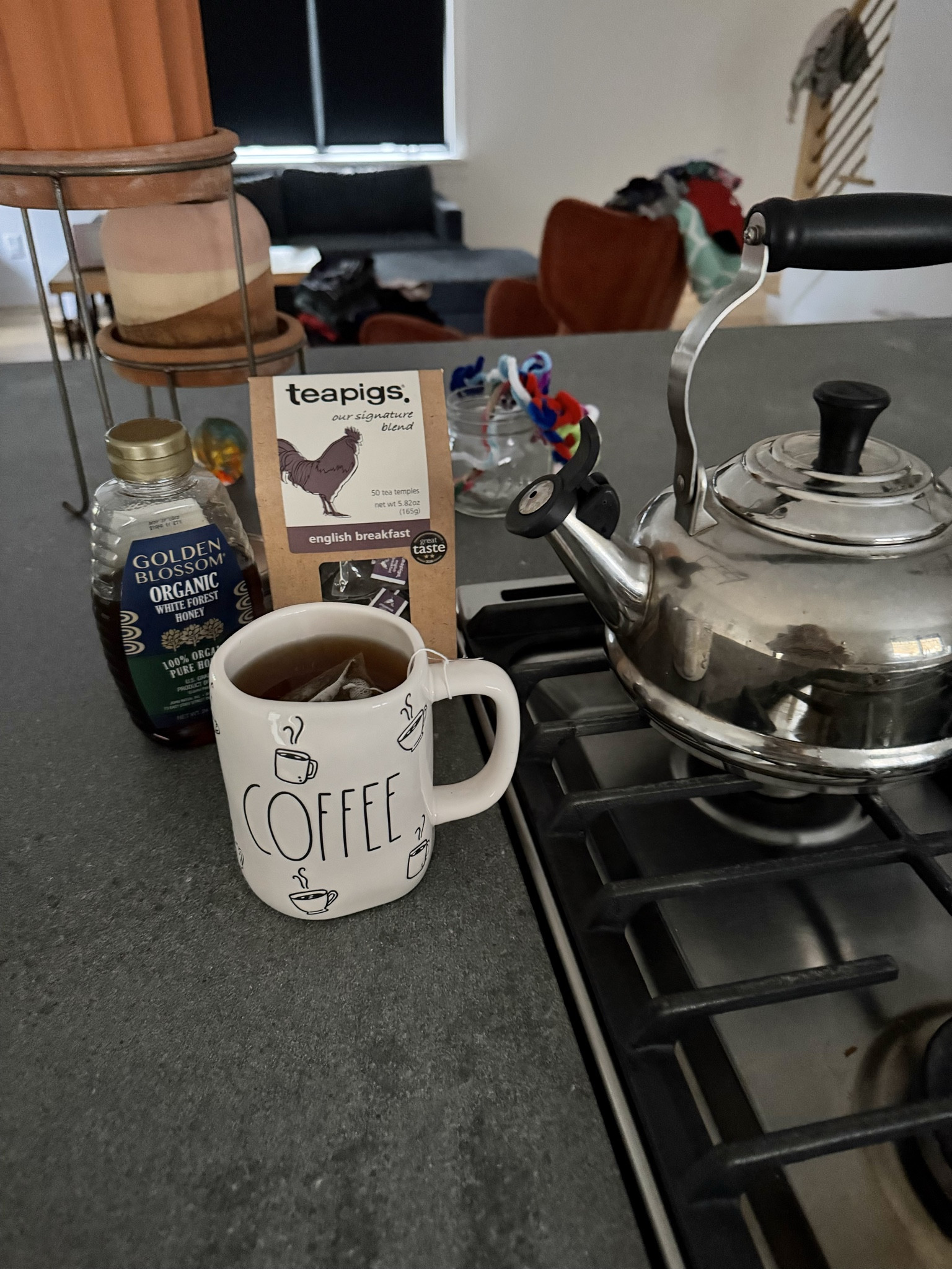 Sometimes you just need a cup of tea in the evening. For the perfect cup, boil your water, steep your tea for a minute, and add a touch of honey. I love tea pig’s English Breakfast. 

#LTKfoodie #LTKHome #LTKselfcare