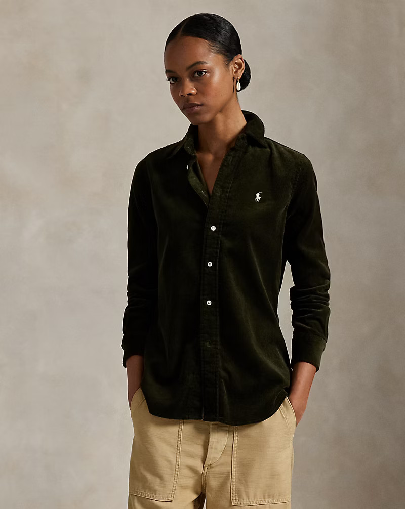 Camicia in velluto Stretch Slim-Fit | Ralph Lauren (IT)