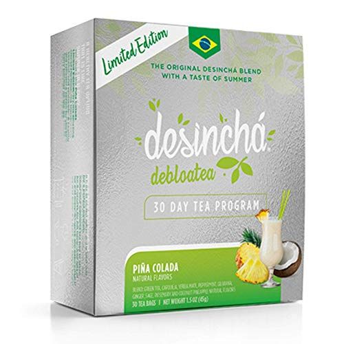 Desincha Tea - Debloatea Piña Colada Flavor I May Increase Energy, Supports Mental Focus & Metabolic | Amazon (US)