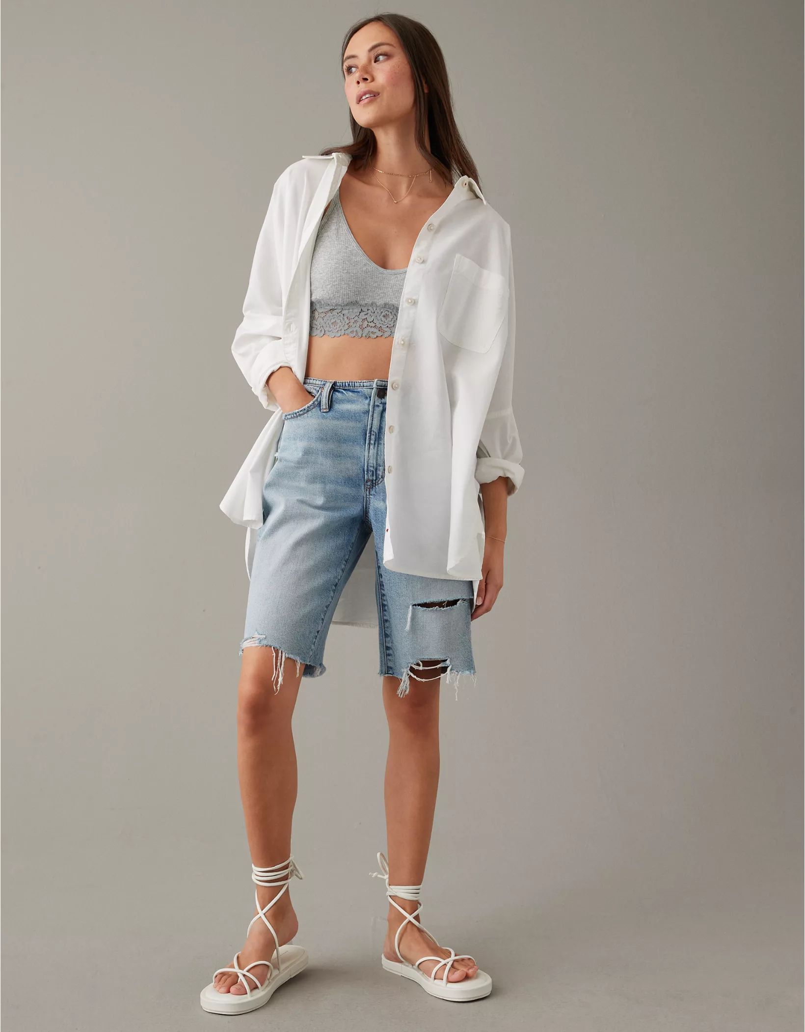 AE Go Big Oversized Shirt | American Eagle Outfitters (US & CA)