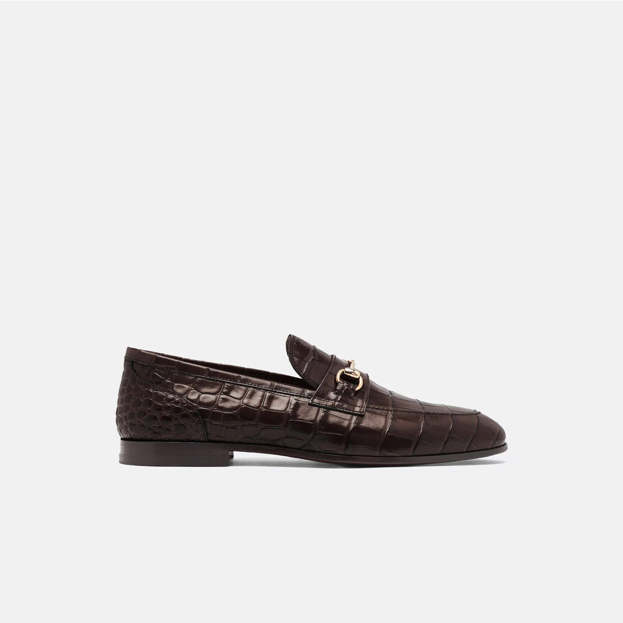 Alessandro Dark Brown Croco | Scarosso