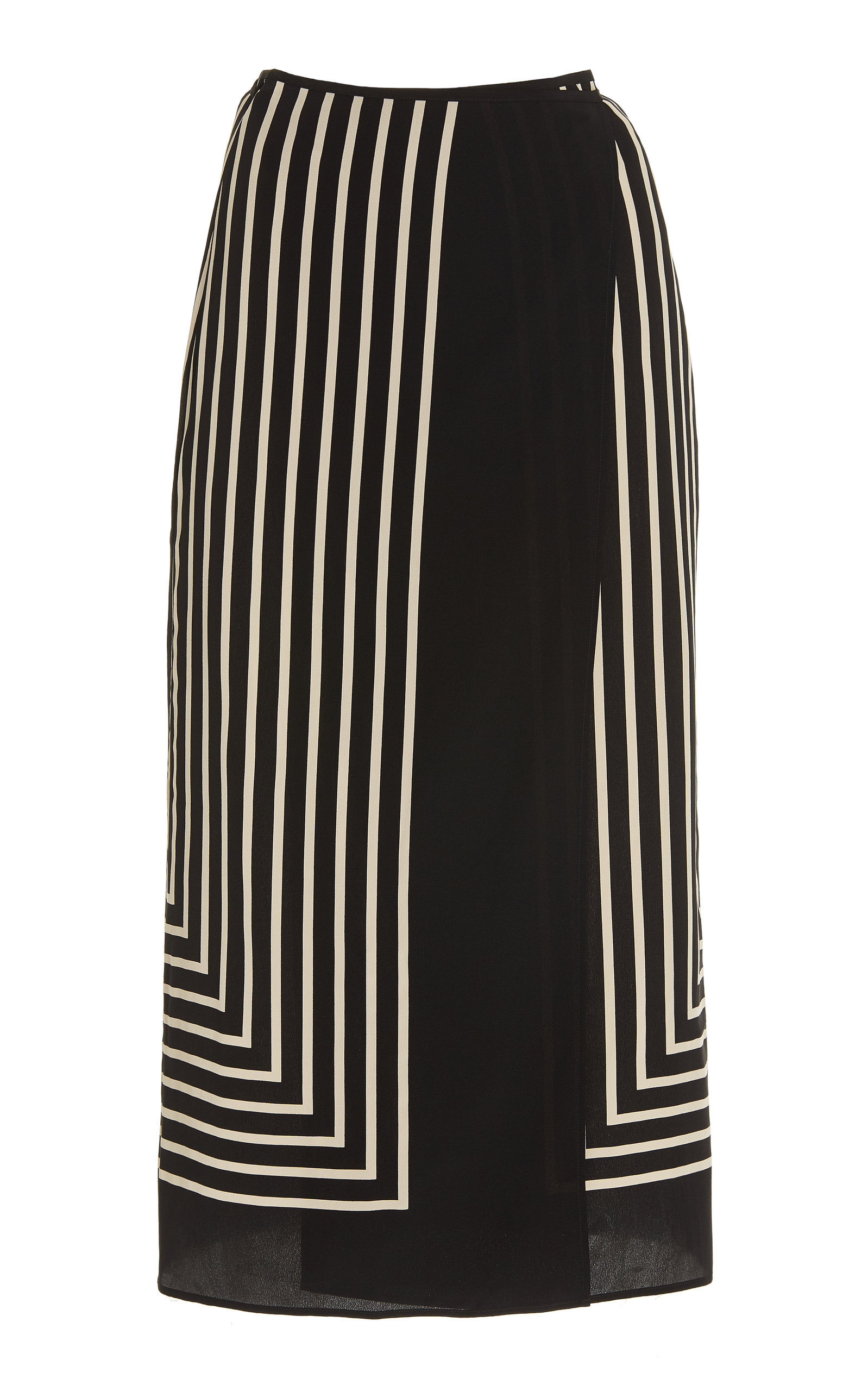 Toteme - Women's Printed Silk Midi Wrap Skirt - Print - Moda Operandi | Moda Operandi (Global)