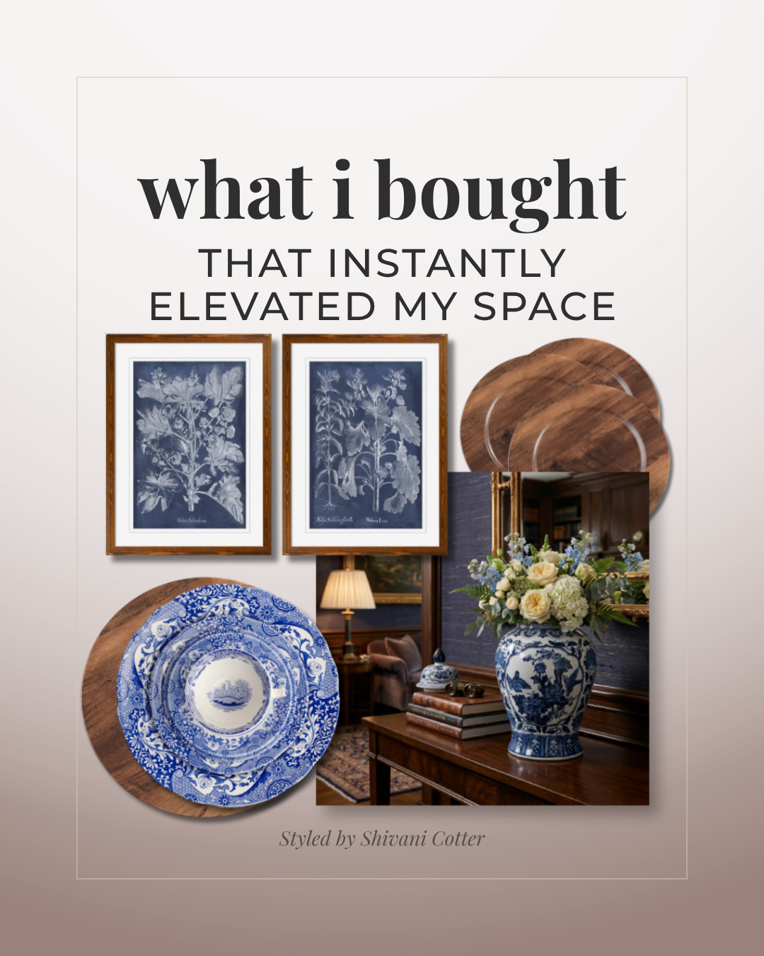 Elevate You Home With These Pieces Wit That Classic Collected Look That Works In Any Home. 


These are the pieces I recently picked up that completely elevated my space without overcomplicating anything.
Think classic blue and white, warm wood tones, and timeless details that feel collected instead of decorated. 

home decor finds | blue and white decor | classic home decor | timeless home decor | chinoiserie decor | traditional home style | elevated home finds | home styling ideas | neutral home decor | interior decor inspiration
#blueandwhitedecor #classicdecor #oldmoney

 

 

#LTKHome