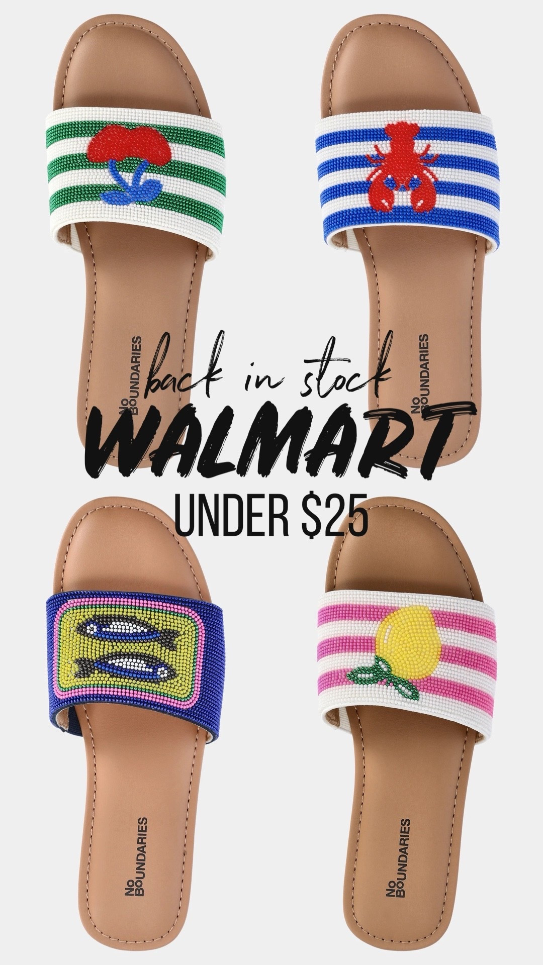 Walmart embellished sandals under $25
Perfect for spring and summer 
Back in stock 

#LTKootd #LTKTravel #LTKOver40