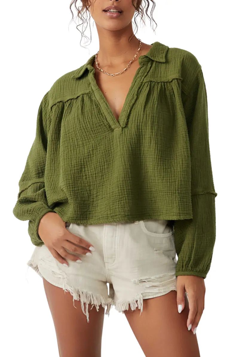 Yucca Double Cloth Top | Nordstrom