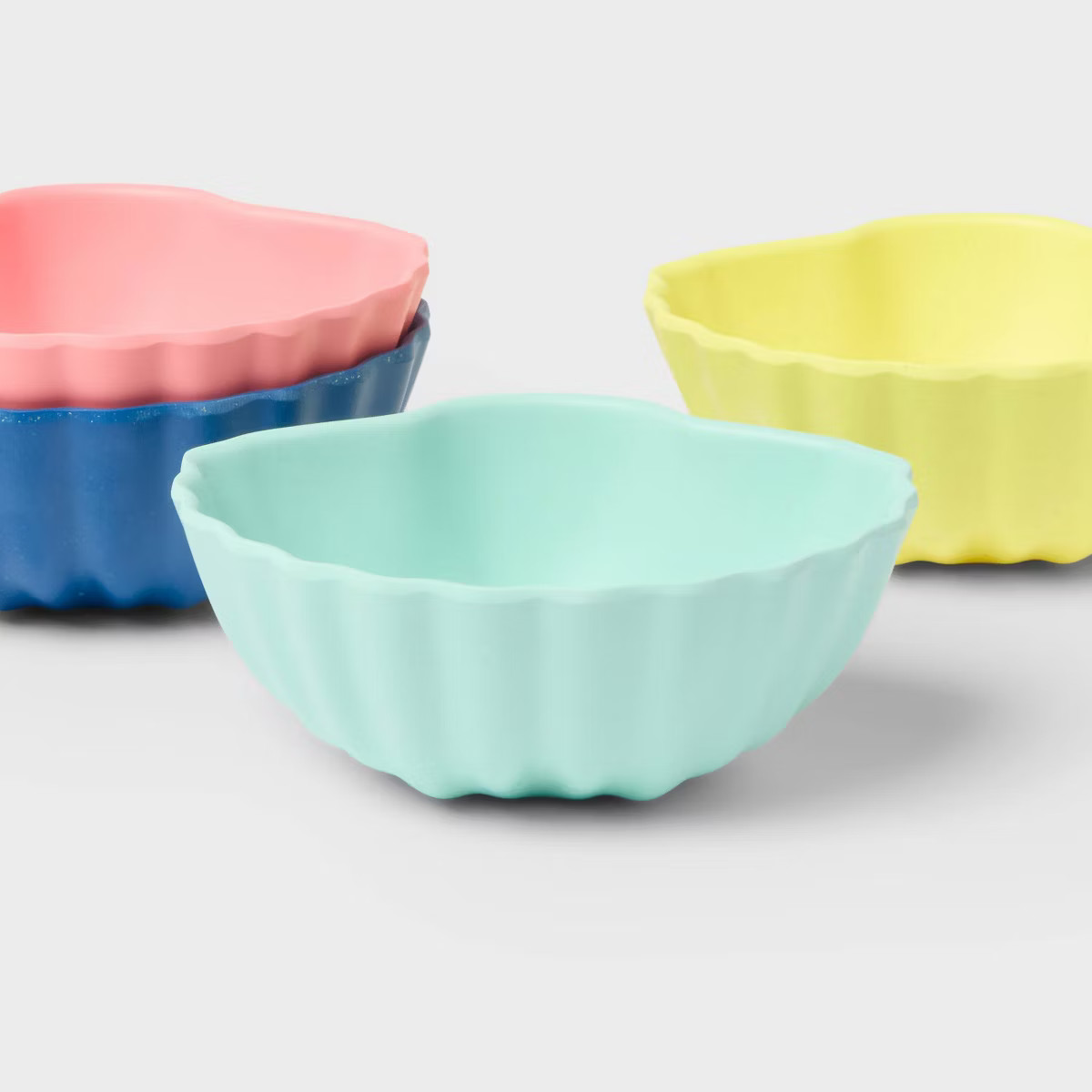 4pk 10 fl oz Shell Cereal Bowls - Sun Squad™ | Target