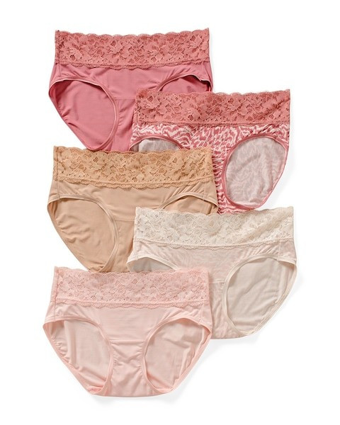 Super Soft Signature Lace Hipster 5 Pack | Soma Intimates