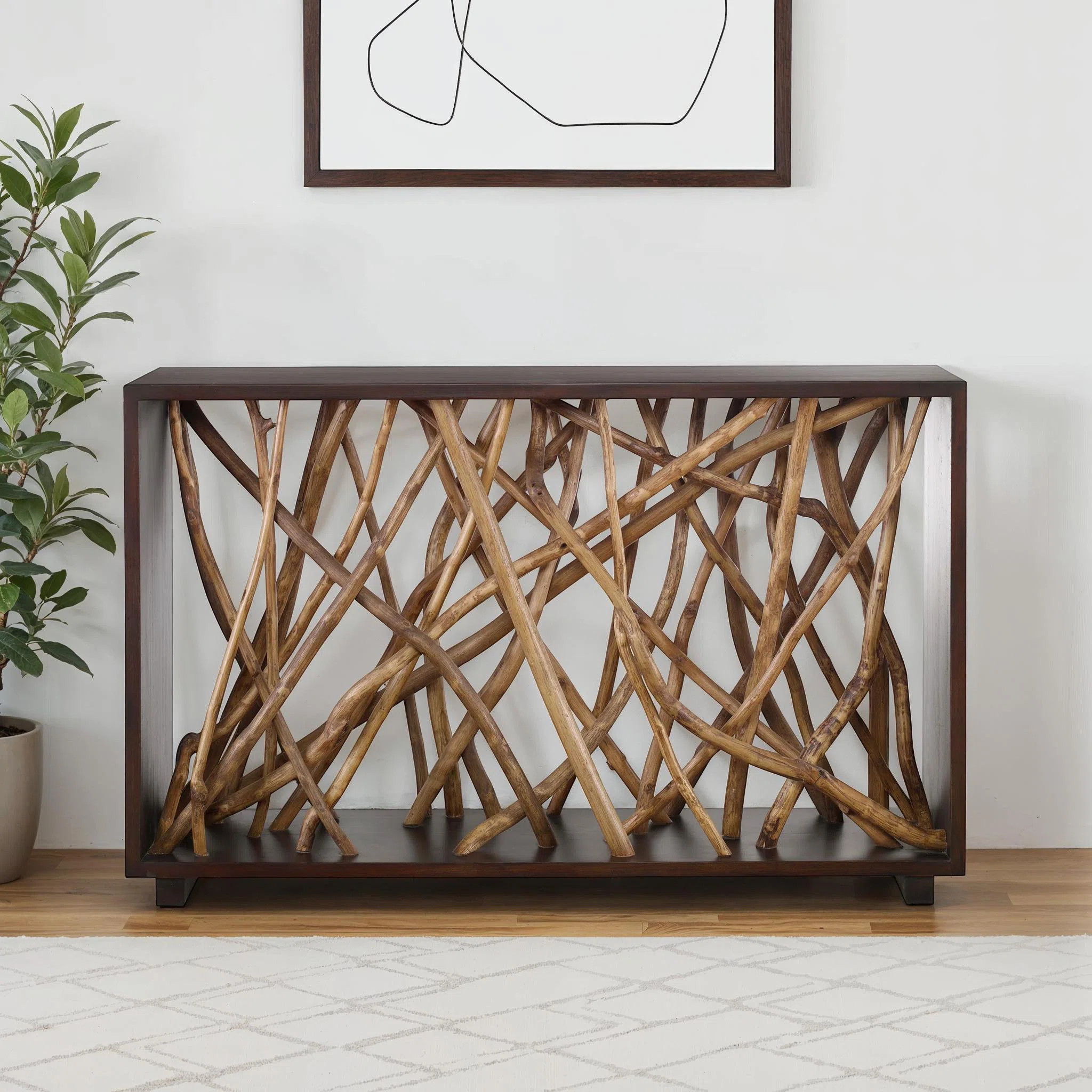 Rametta 54'' Solid Wood Console Table | Wayfair North America