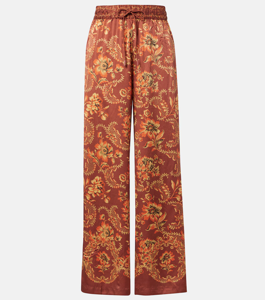 Seraphina printed silk wide-leg pants | Mytheresa (US/CA)