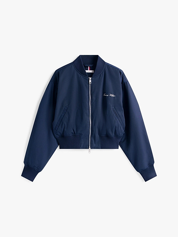 Wasserabweisende Relaxed Fit Bomberjacke | Tommy Hilfiger (DE)