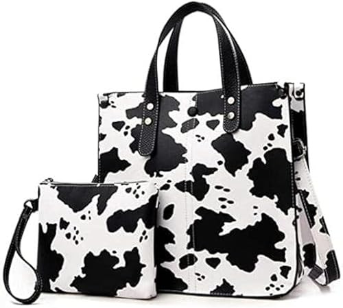 Tote Bag for Women Zebra Cows Deer Leopard Pattern Shoulder Bag Hobos Purse Large Satchel Handbag... | Amazon (CA)