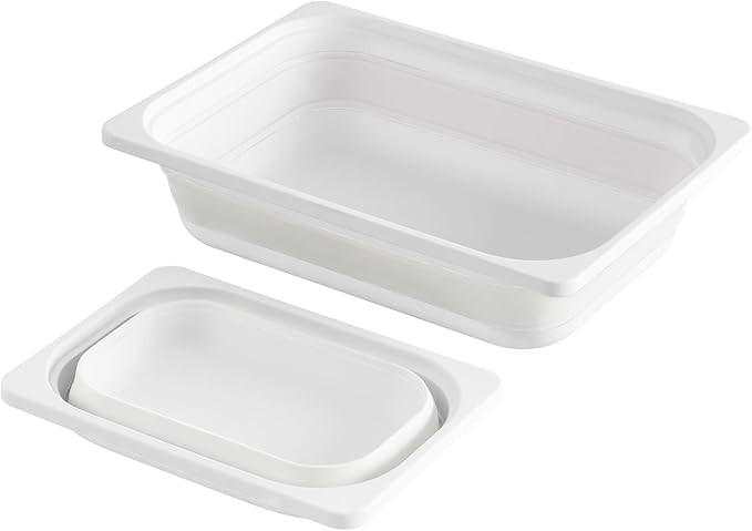 Beright 2 Pack Storage Bins, Collapsible Wash Basin Folding Dish Tub Sink, Space Saving for Dishi... | Amazon (US)