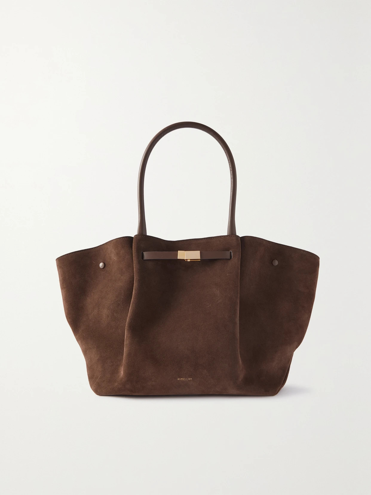 DeMellier - + Net Sustain New York Large Suede Tote - Brown | NET-A-PORTER (UK & EU)