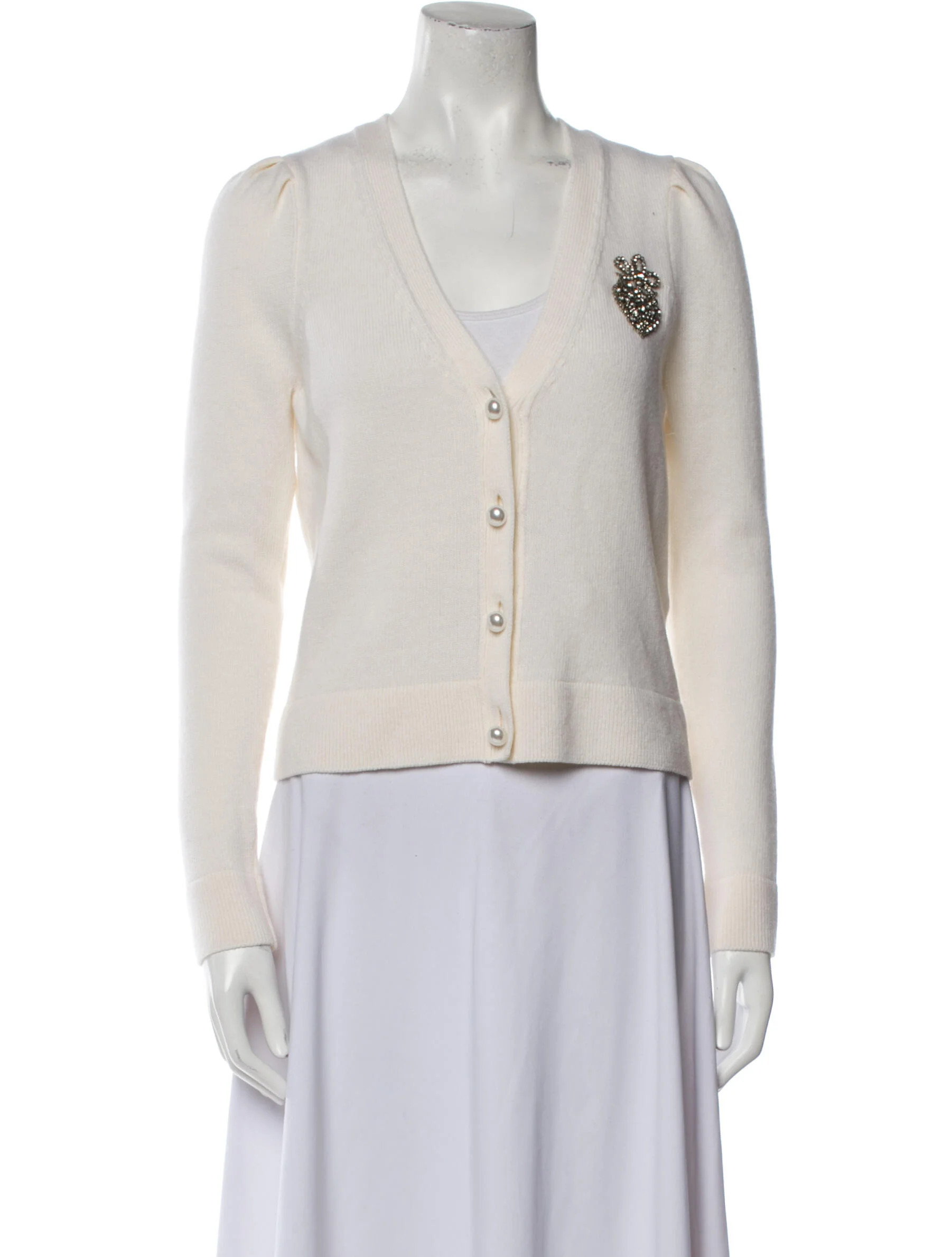 Virgin Wool V-Neck Sweater | The RealReal