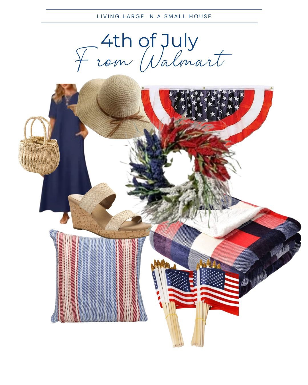 I like a subtle approach with most of my holiday decor. I also like a comfortable outfit when I’m heading to a holiday party. Walmart has everything I need for this 4th of July celebration.

#patriotic #red white and blue 

#LTKHome #LTKSeasonal #LTKGiftGuide