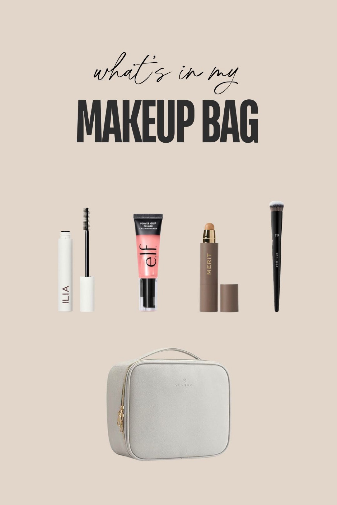 makeup bag staples 💋 


#makeup #makeupbag #amazon 

#LTKBeauty