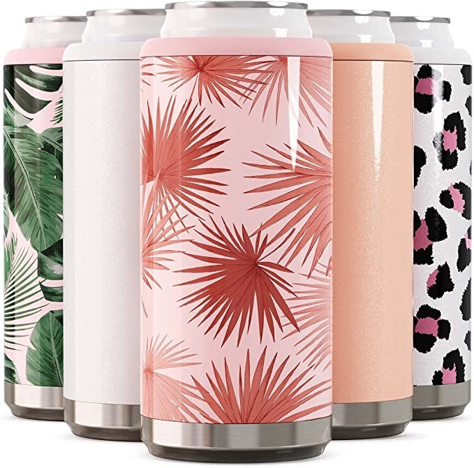 Maars Skinny Can Cooler for Slim Beer & Hard Seltzer | Stainless Steel 12oz Sleeve, Double Wall Vacu | Amazon (US)
