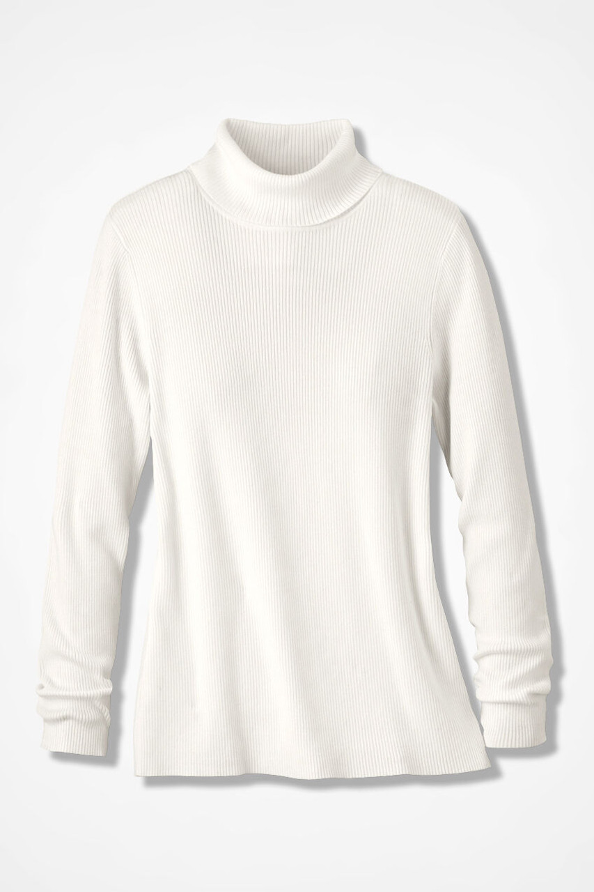 Ribbed Turtleneck Sweater | Coldwater Creek