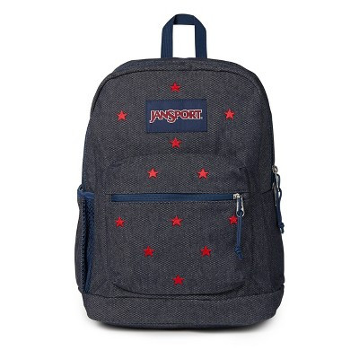 JanSport Cross Town Plus Remix 17" Fits 15" Laptop Backpack - Dark Blue Denim | Target