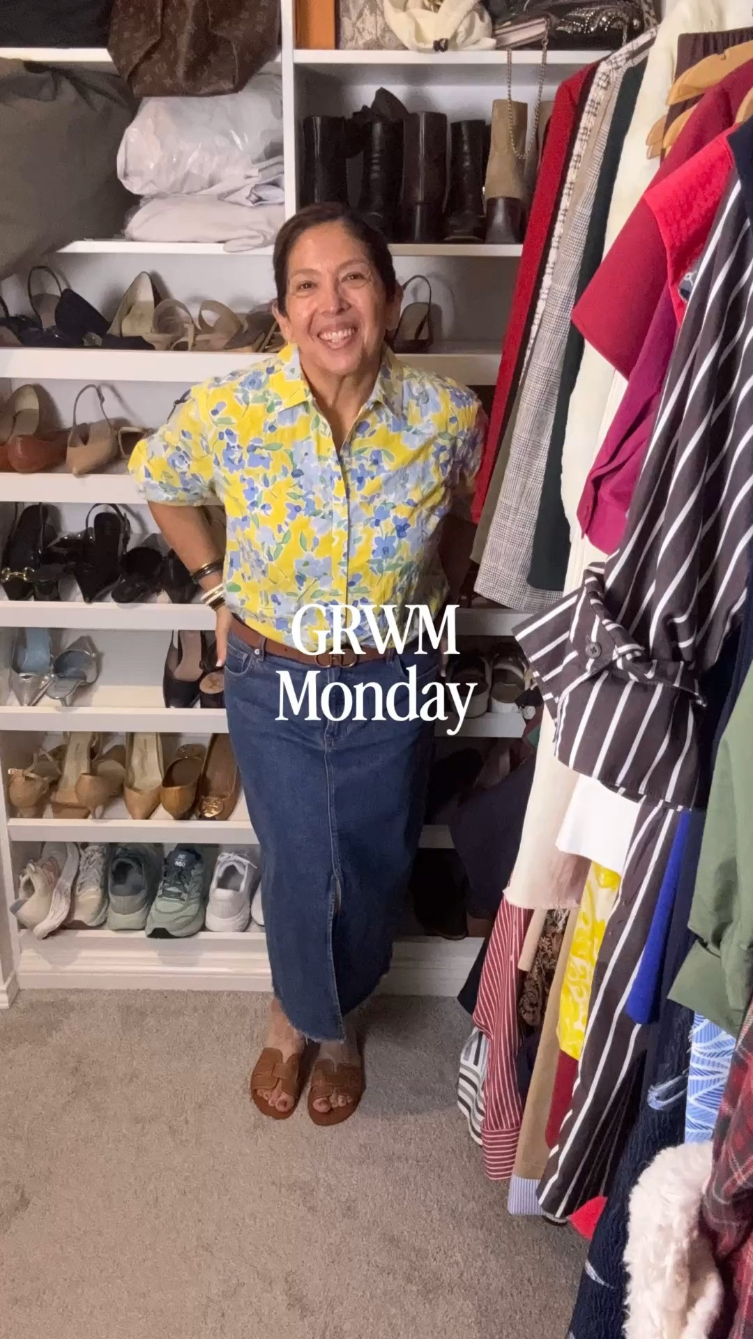 Getting ready for my day in an easy button-down, vintage skirt, and new sandals that are fantastic.  I am ready for my day of networking coffee, and client calls. 

I’m Elisa, a wardrobe stylist, founder of Turnkey Style, and author of The Style Advantage: I Say What HR Can’t. I work with professionals and corporate teams to help them show up authentically, on brand, and with confidence. I’m also a mom of two grown boys, a wife, a post-menopausal woman in business, 5’4”, a size 14/16 on the bottom and L on top. I’ve been everything from a size 10–18+, which is why fit, function, and real life always come first.

#LTKgrwm #LTKootd #LTKWorkwear