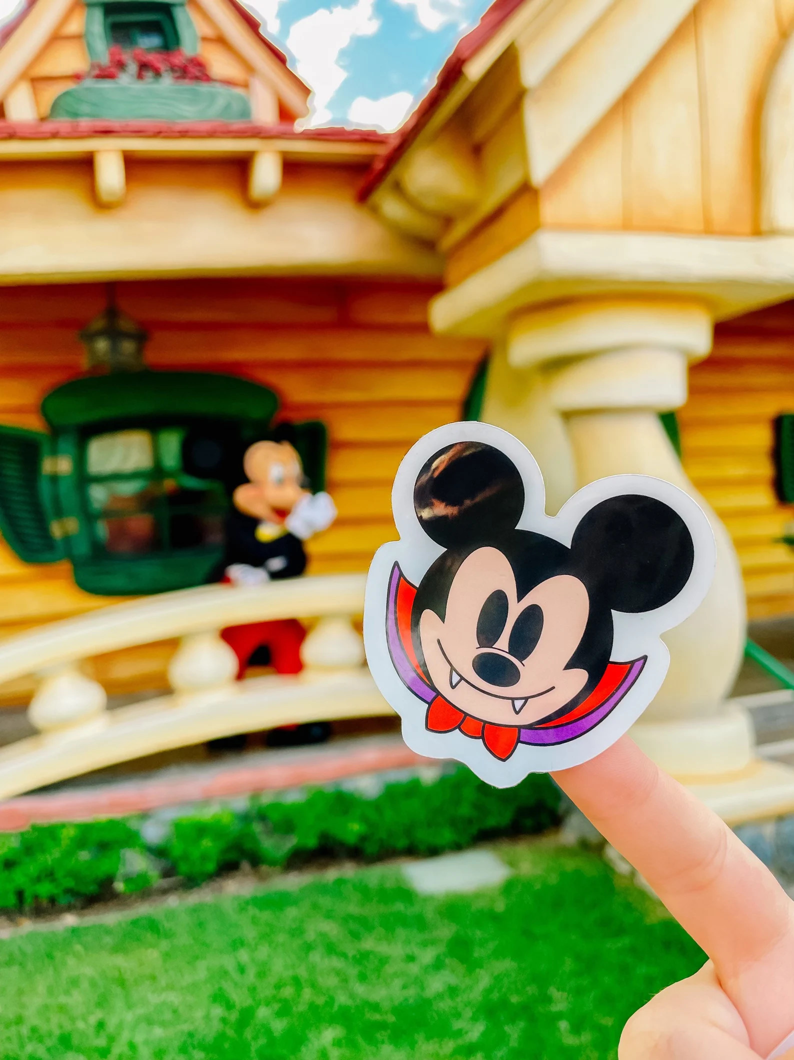 Vampire Mickey sticker | Disney Halloween sticker | | Etsy (Global)