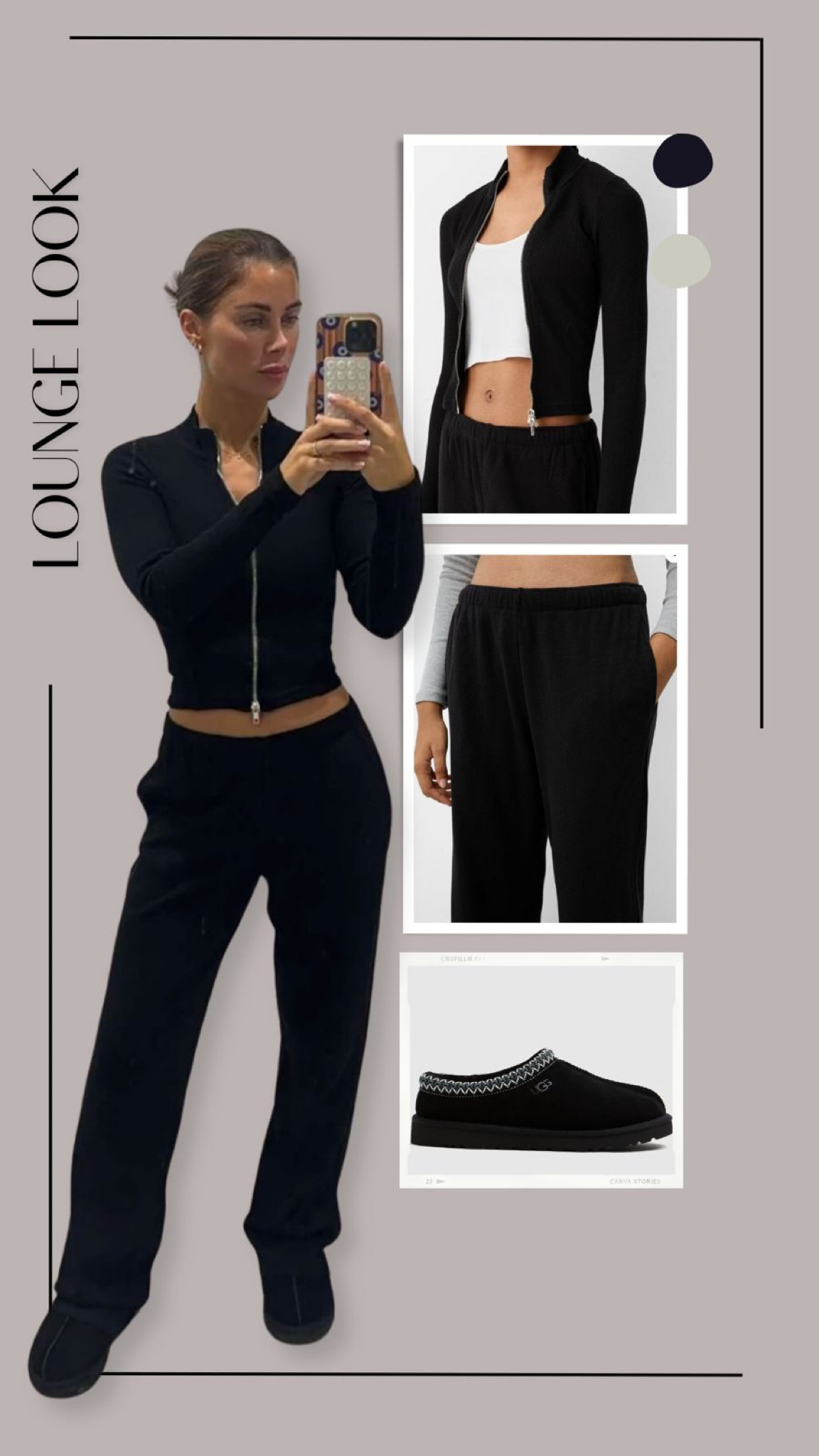 Lounge look 🖤

This set is from Bershka, with Tasman Uggs.

(Linked alternative lounge set as it was unavailable) 

#LTKstyletip #LTKautumn #LTKuk