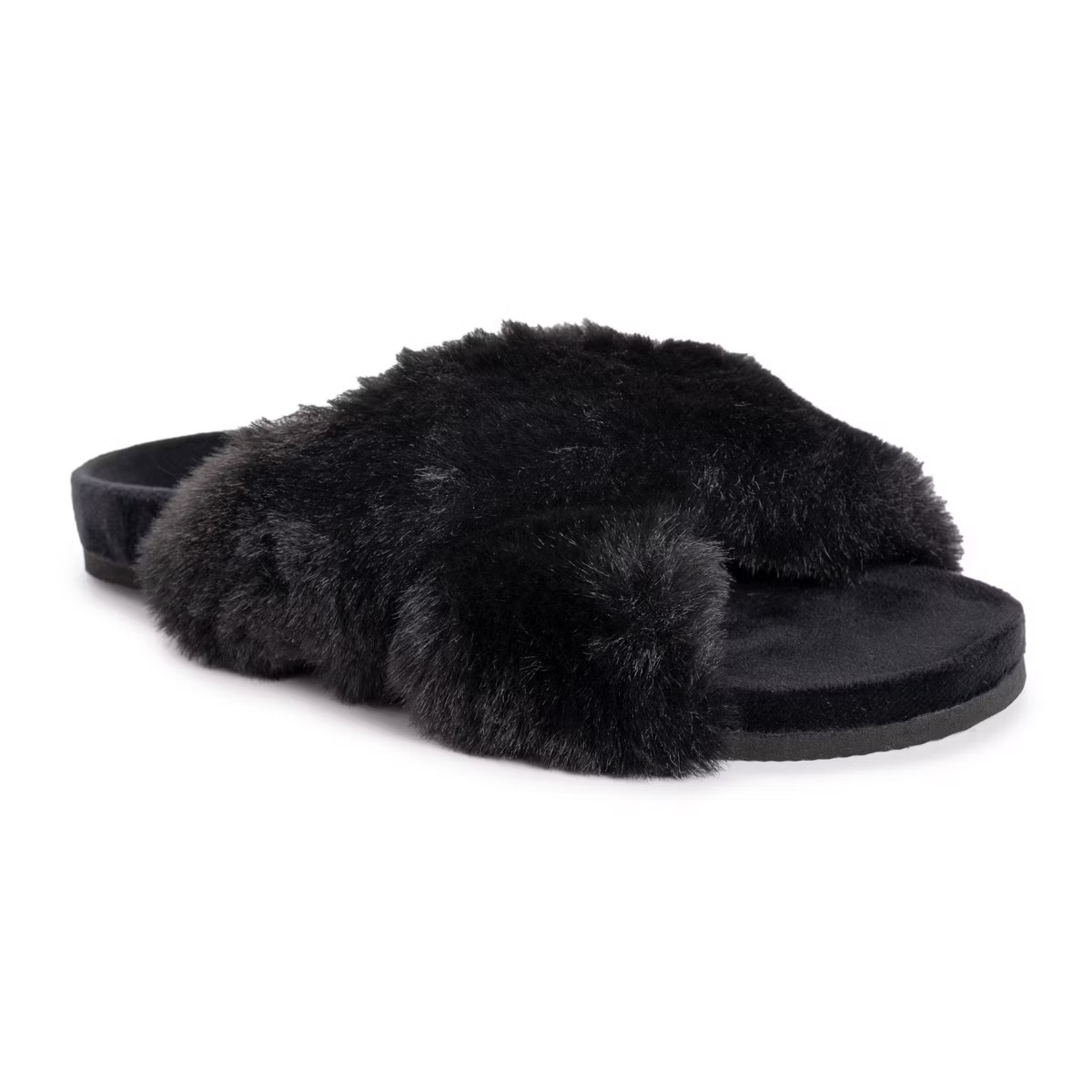 MUK LUKS Women's Hydrangea Slipper-Black S (5-6) | Target