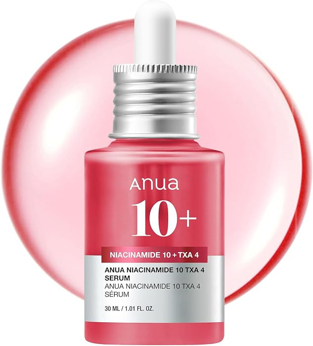 ANUA Niacinamide 10 + TXA 4 Serum, Hyaluronic Acid, Tranexamic acid, Facial Serum For GlassSkin, ... | Amazon (US)