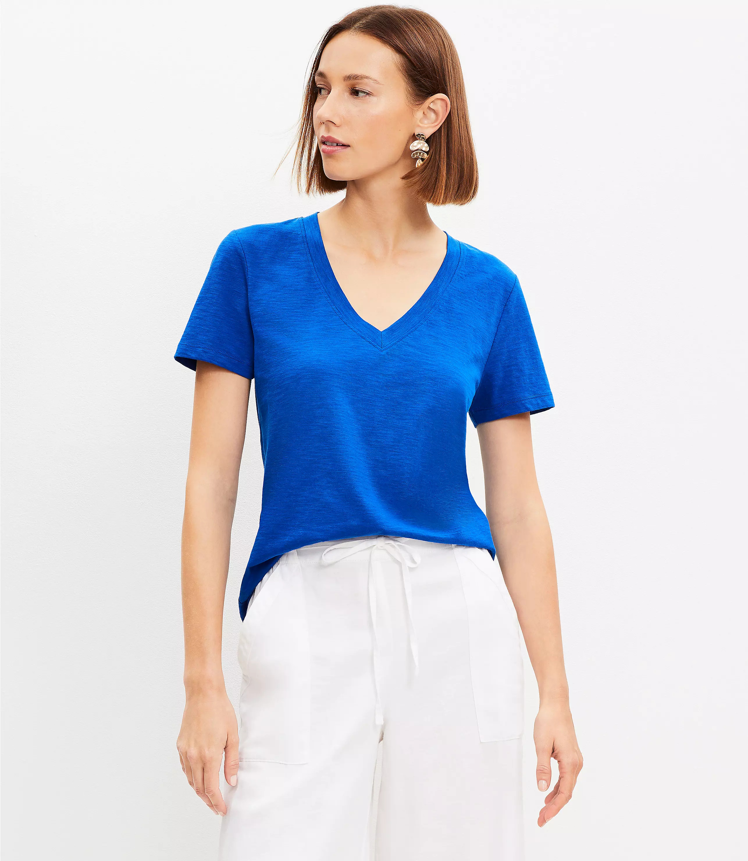 Everyday V-Neck Tee | LOFT