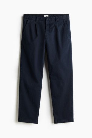 Regular Fit Cropped Cotton Chinos | H&M (US + CA)